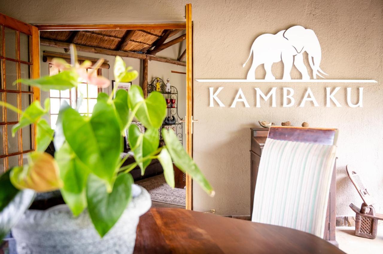 Kambaku Safari Lodge ティムババティ野生保護区 エクステリア 写真